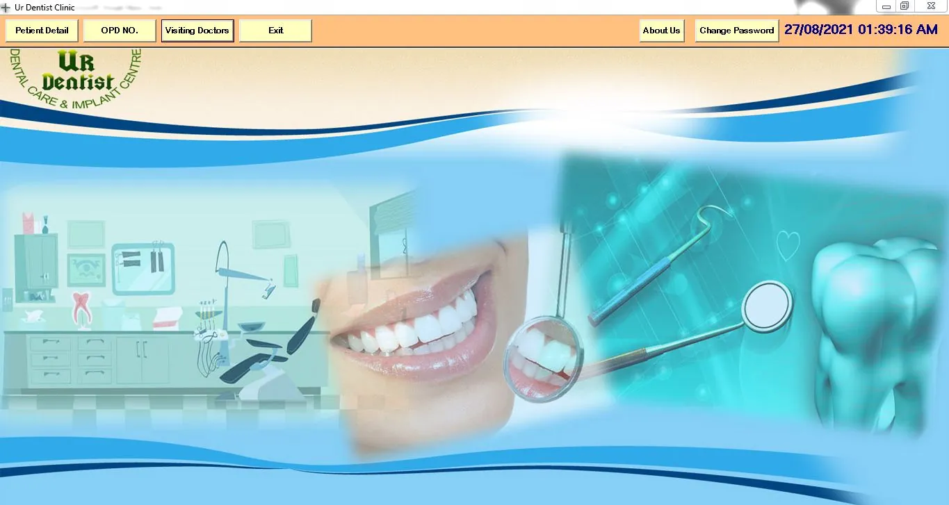 Screenshot of Dental OPD management software